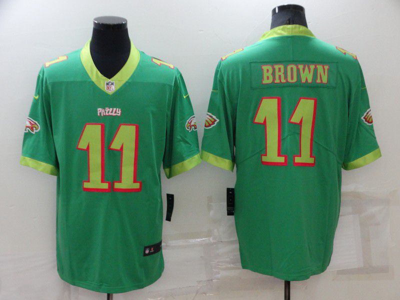 Men Philadelphia Eagles #11 Brown Green 2022 Nike Limited City Edition NFL Jersey->philadelphia eagles->NFL Jersey